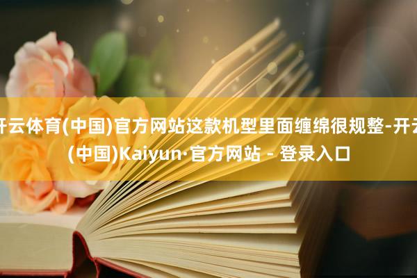 开云体育(中国)官方网站这款机型里面缠绵很规整-开云(中国)